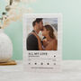 Personalised Romantic Style Block Keepsake Gifts, thumbnail 7 of 12