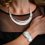 Curve Shell Necklace And Bangle Set, thumbnail 1 of 4