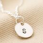 Personalised Initial Disc Charm Necklace, thumbnail 5 of 11