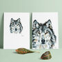 Inky Wolf Illustration Print, thumbnail 3 of 10