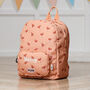 Personalised Trixie Backpack With Fierce Fox Print For Nursery, School, Holiday, thumbnail 2 of 6