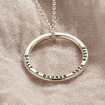 Personalised Large Message Necklace, 6 of 9
