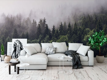 Forest In The Mist Mural Wallpaper, 6 of 6