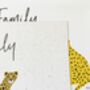 Family Leopard Personalised Print, thumbnail 4 of 5
