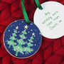 Personalised Christmas Tree Decoration, thumbnail 4 of 5