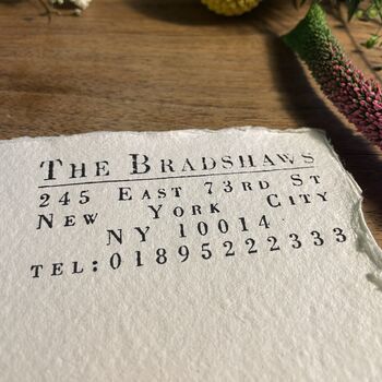 Personalised Address Stamp ~ New York, 10 of 10