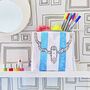 Colour In And Personalise Accessory Bag Kit + 10 Pens, thumbnail 1 of 8