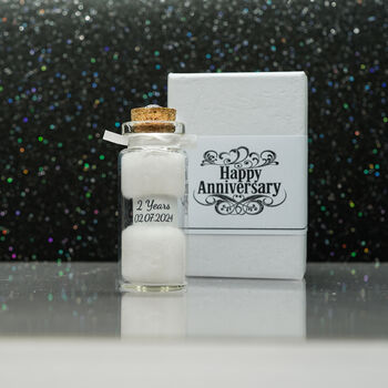Personalised 2nd Cotton Anniversary Mini Gift, 5 of 6