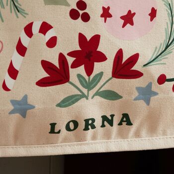 Personalised Christmas Market Tote Bag, 3 of 3