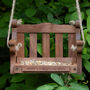 Personalised Wooden Garden Swing Bird Feeder, thumbnail 7 of 9