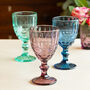 Set Of Four Mix And Match Luxury Wine Goblets, thumbnail 1 of 7
