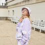 Handpainted Lilac Sunset And Cloud Sweatshirt, thumbnail 3 of 4