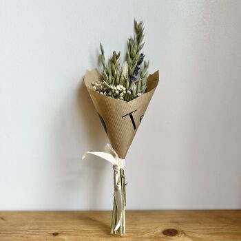 Mini Dried Flower Bouquet | Blueberry, 3 of 4