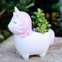 Unicorn Planter With Choice Of Plants, thumbnail 1 of 7
