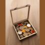 Dual Tone Handmade Wooden Spice Box 16 Compartment, thumbnail 1 of 6