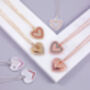 Personalised Heart Charm Necklace, thumbnail 4 of 6