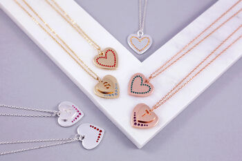 Personalised Heart Charm Necklace, 4 of 6