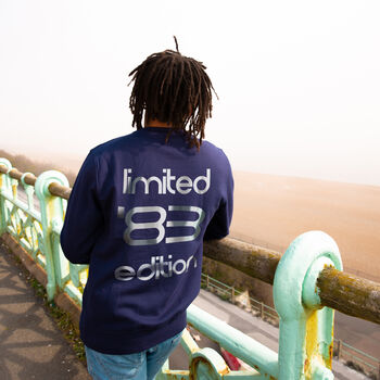 Personalised Year Limited Edition Back Print Sweatshirt, 2 of 7