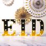 Eid LED Letter Lights Gold Mirrored, thumbnail 2 of 3