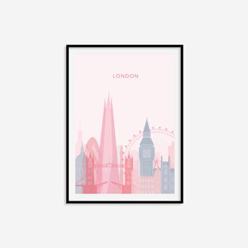 Minimalist London Travel Print, 7 of 8
