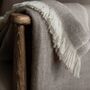 Regency Herringbone Wool Throw, thumbnail 3 of 6