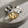 Mens Personalised Chunky Ring, thumbnail 1 of 8