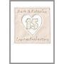 Personalised 15th Crystal Wedding Anniversary Card, thumbnail 2 of 6