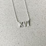 16th Birthday Gift. Silver Roman Numerals Necklace, thumbnail 1 of 6
