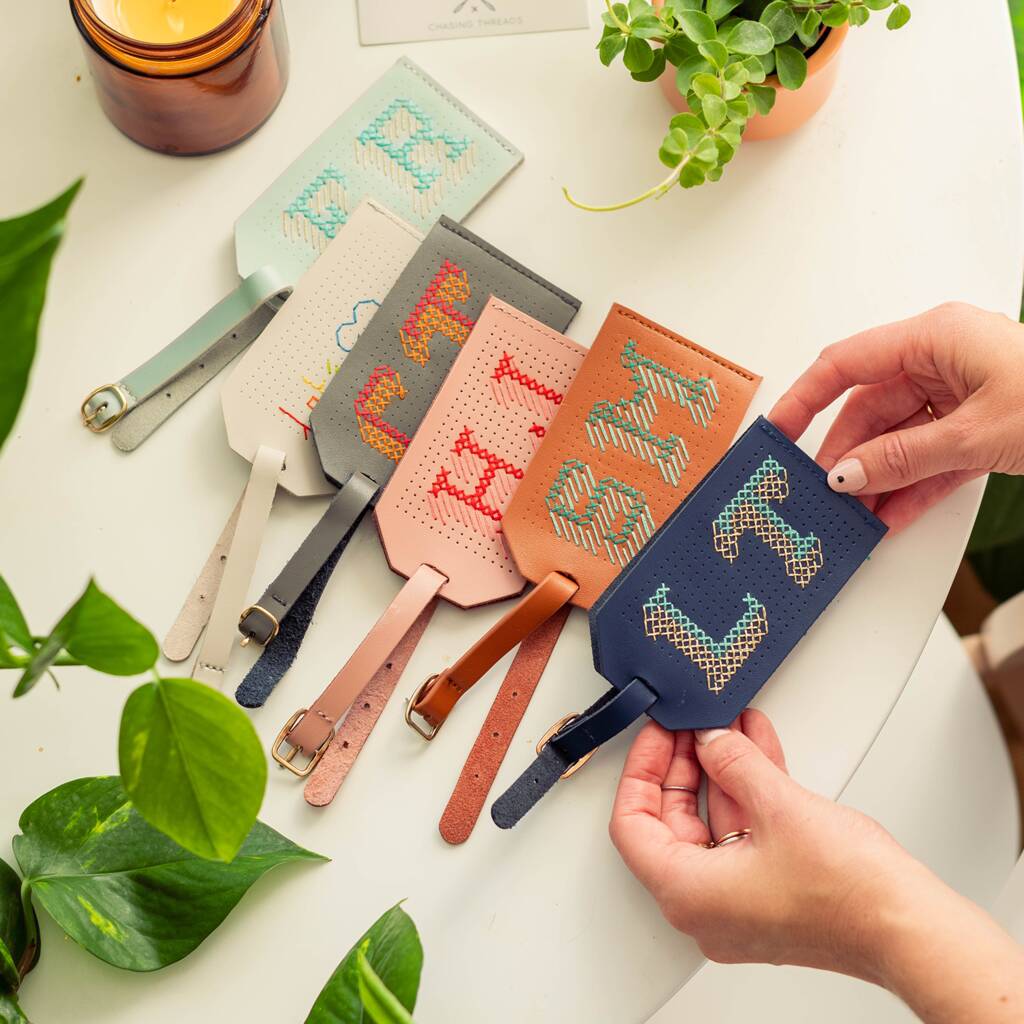 Stitch Your Own Design Luggage Tag, 1 of 12