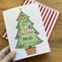 On Your Very 1st Christmas Tree Card For Child, thumbnail 1 of 3