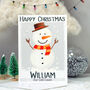 Personalised Snowman Christmas Card, thumbnail 9 of 12