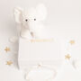 Gift Boxed White Soft Plush Elephant Toy, thumbnail 1 of 4