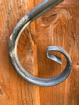 Grey Metal Wall Mounted Planter Stand Vintage Style, 5 of 11