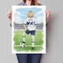 Female Football Gift Print, thumbnail 1 of 10