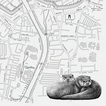 Personalised York Illustrated Map Print, 7 of 7