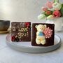Chocolate Teddy Bear And Flowers, Sweet Box, thumbnail 1 of 11