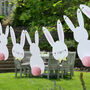 G Decor Bunny Bunting With Rabbit Faces And Silhouettes, thumbnail 1 of 6