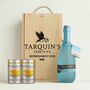 Personalised Tarquin's Cornish Gin With Tonics In Wooden Box Gift Set, thumbnail 1 of 3