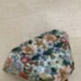 Multicoloured Blue Handcrafted Floral Clutch Bag, thumbnail 4 of 6