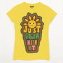 Just Grow With It Women's Slogan T Shirt, thumbnail 4 of 4