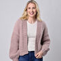 Bomber Cardigan Knitting Kit, thumbnail 2 of 8