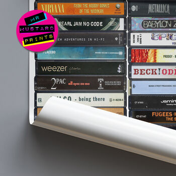 30th Birthday Print Music From The Year You Were Born, 4 of 9