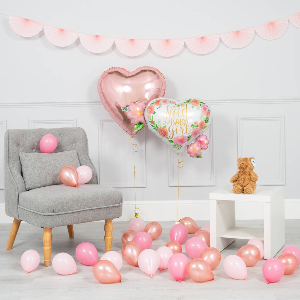 Inflated Sweet Baby Pink Package By Bubblegum Balloons ...