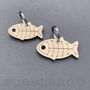 Wooden Fish Cat ID Tag Personalised, thumbnail 7 of 12