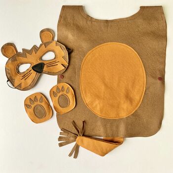 Felt Lion / Bear Costume For Children And Adults, 10 of 12
