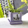 Personalised Photo Mini Cube Plant Pot For Mum, thumbnail 7 of 8