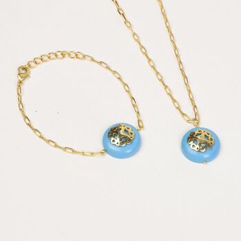 Melange Necklace And Bracelet Jewellery Set, 7 of 8