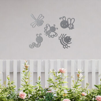 Insect Wall Art Set For Garden And Kids Decor Idea, 7 of 10