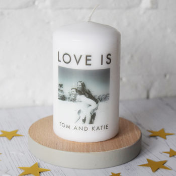 Personalised Love Photo Message Candle, 3 of 4