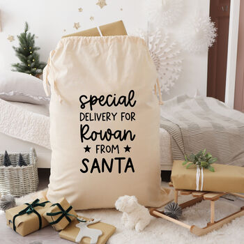 Personalised Santa Sack For Christmas Presents, 5 of 6